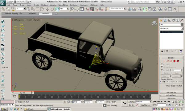 3d old truck model - old truck by Animation Anchor Line
